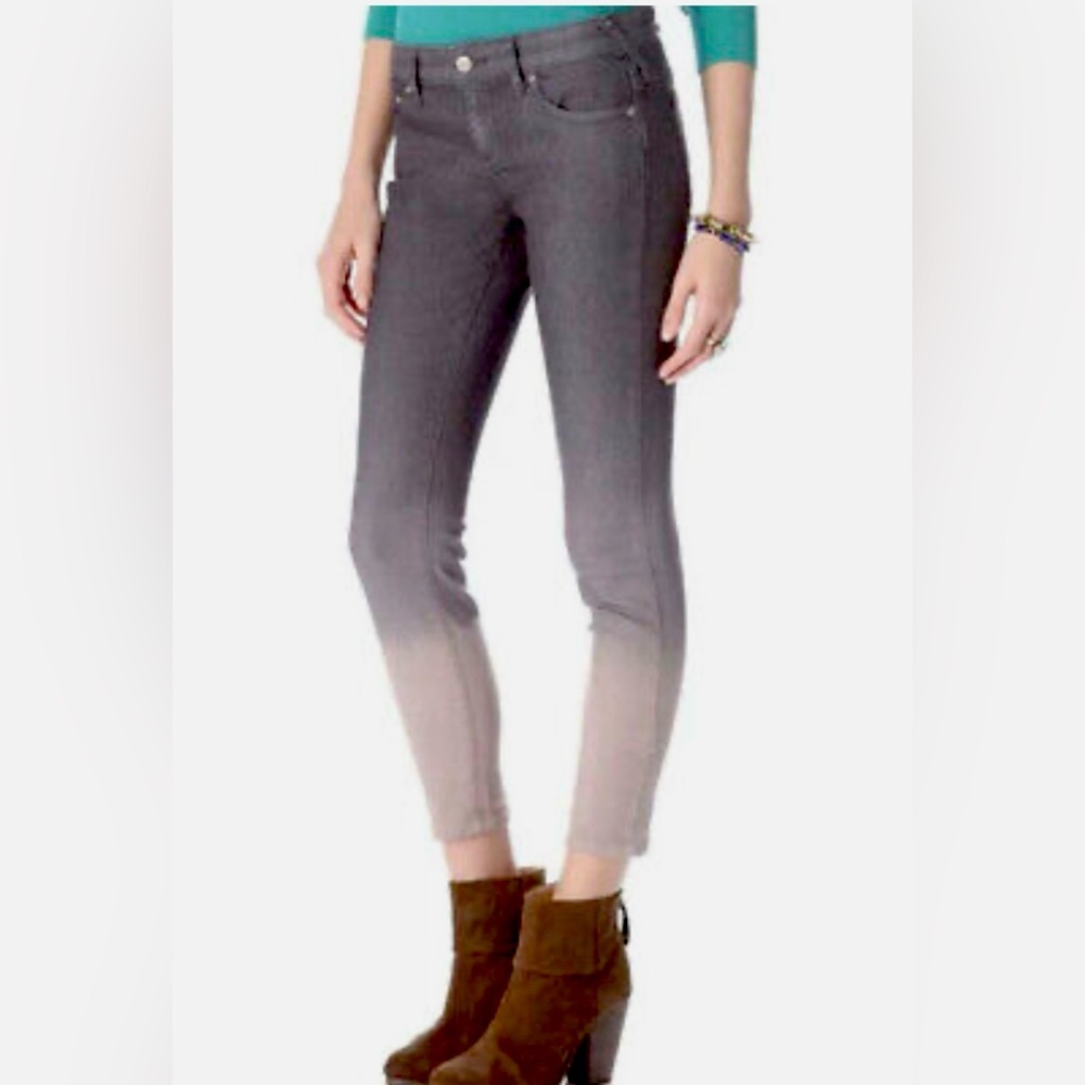 Free People Graphite Ombré Skinny Jeans
